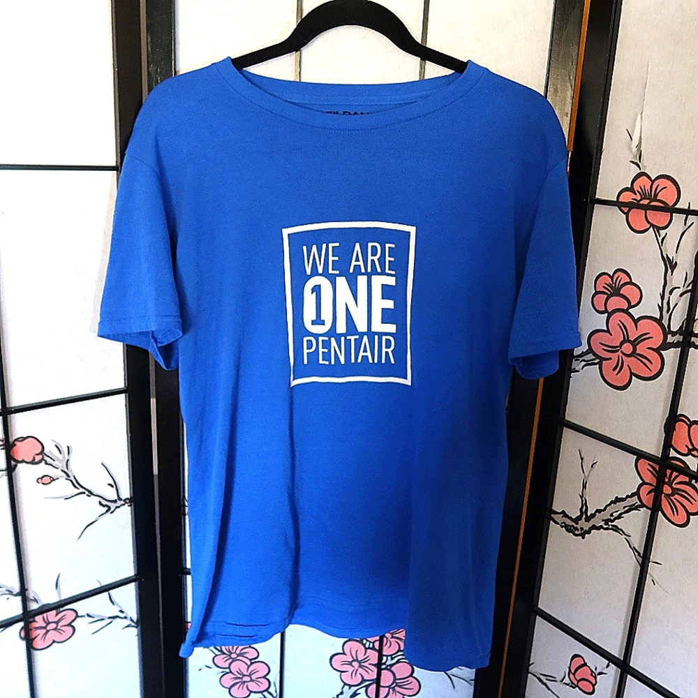 Team Pentair Blue Tshirt Size Medium Gildan Performance